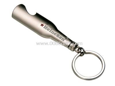 Metal Bottle Opener with Keychain