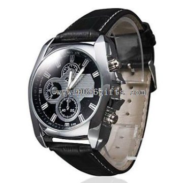 leather watch man