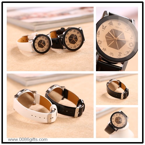 PU leather watches